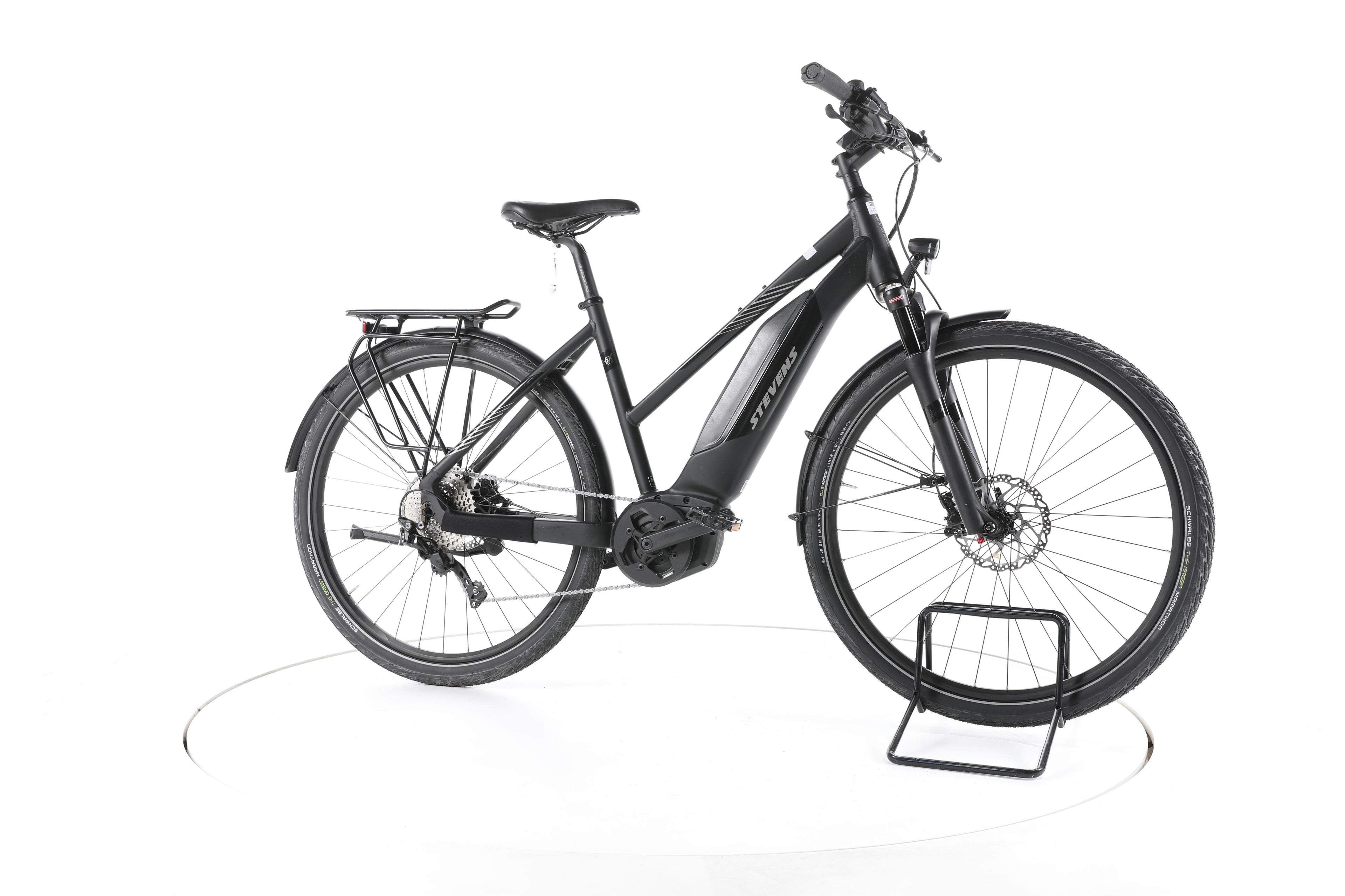 Stevens E-6X Tour Lady, Stealth Black, 50 Trekking E-Bike - Image 2