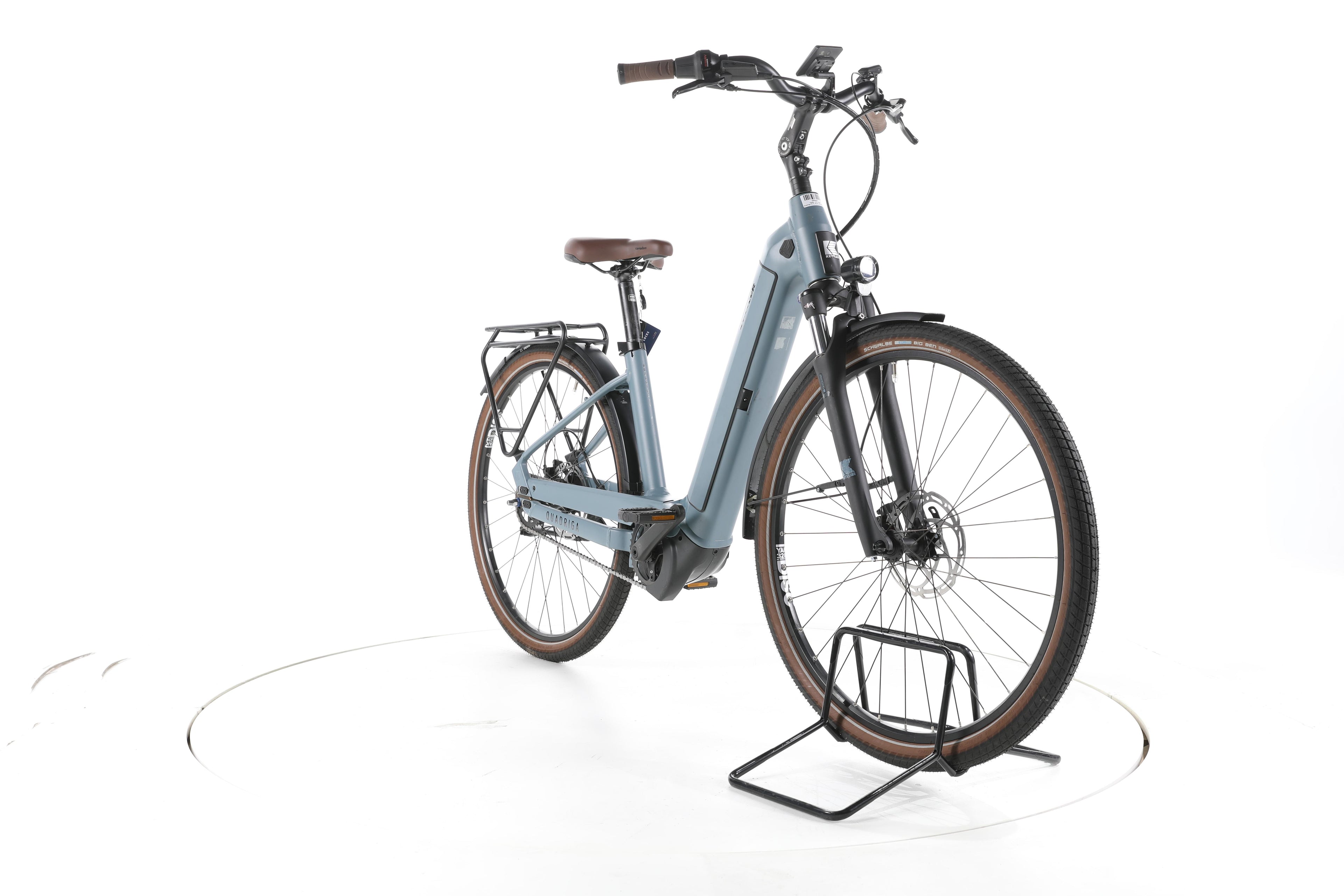 Kettler Quadriga P5 FL, BLAU, 43 cm City E-Bike Tiefeinsteiger - Image 3