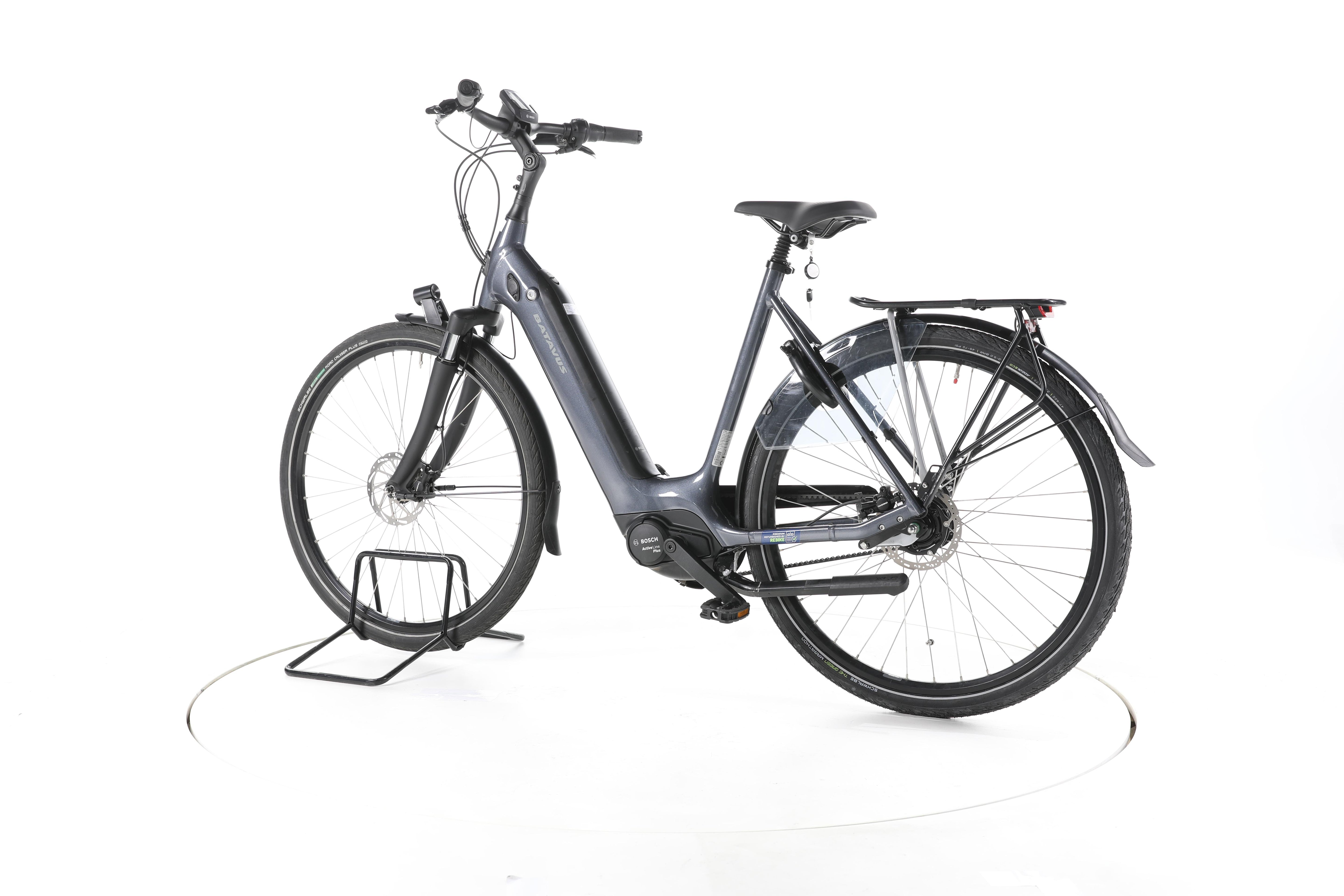 Batavus Finez Power Exclusiv, Anthrazit, 57 City E-Bike Tiefeinsteiger - Image 8